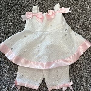 Gorgeous pink and white dress